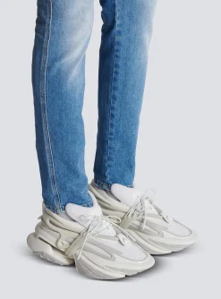 Balmain Neoprene And Leather Unicorn Low-top Sneakers