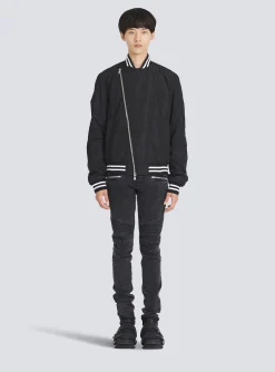 Balmain Nylon Bomber Jacket