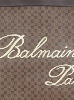 Women Balmain Olivier's Cabas In Canvas And Leather