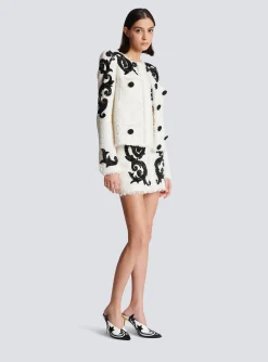 Women Balmain Paisley Tweed Jacket