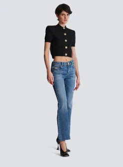 Women Balmain PB Labyrinth Knit Cardigan