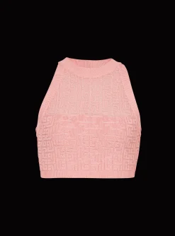 Women Balmain PB Labyrinth Knit Top