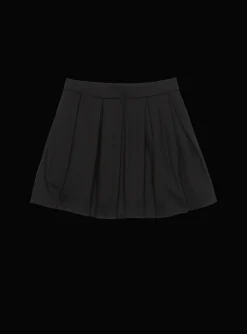 Kids Balmain Pleated Skater Skirt