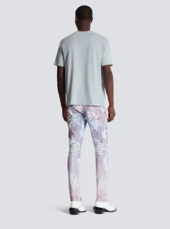Balmain Printed Paris Short-sleeved T-shirt