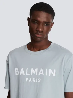 Balmain Printed Paris Short-sleeved T-shirt