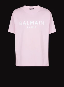Balmain Printed Paris Short-sleeved T-shirt