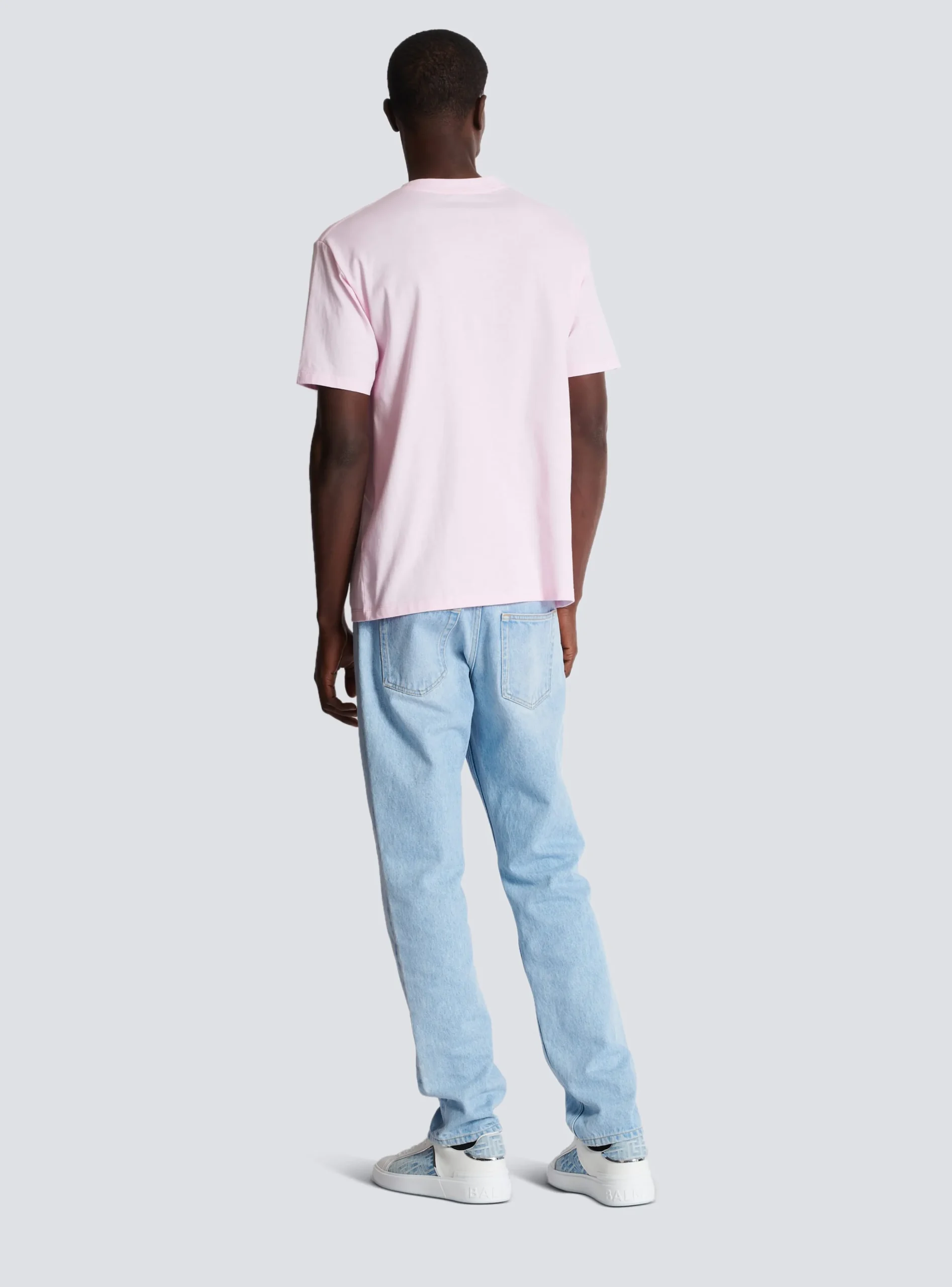 Balmain Printed Paris Short-sleeved T-shirt