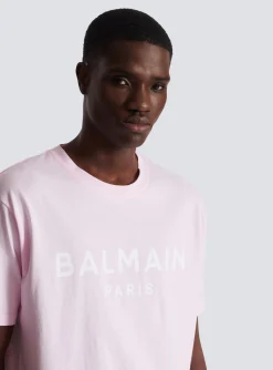 Balmain Printed Paris Short-sleeved T-shirt