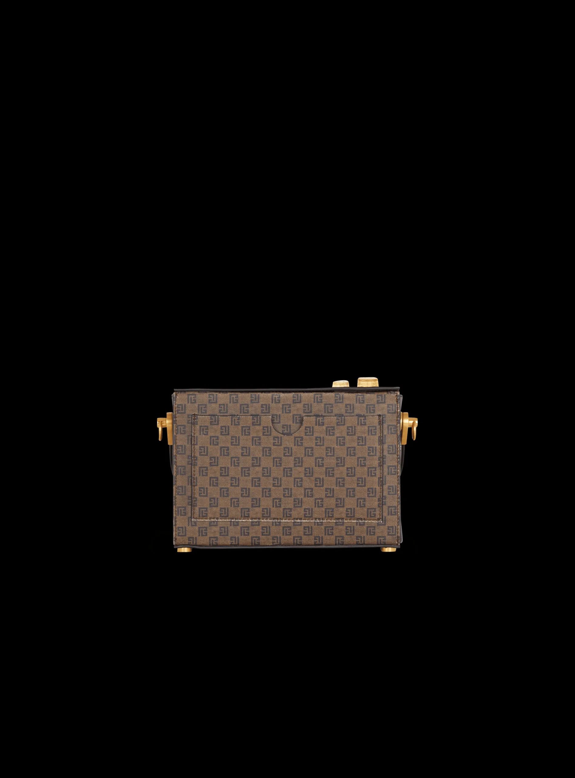 Women Balmain Radio Monogram Signature Bag