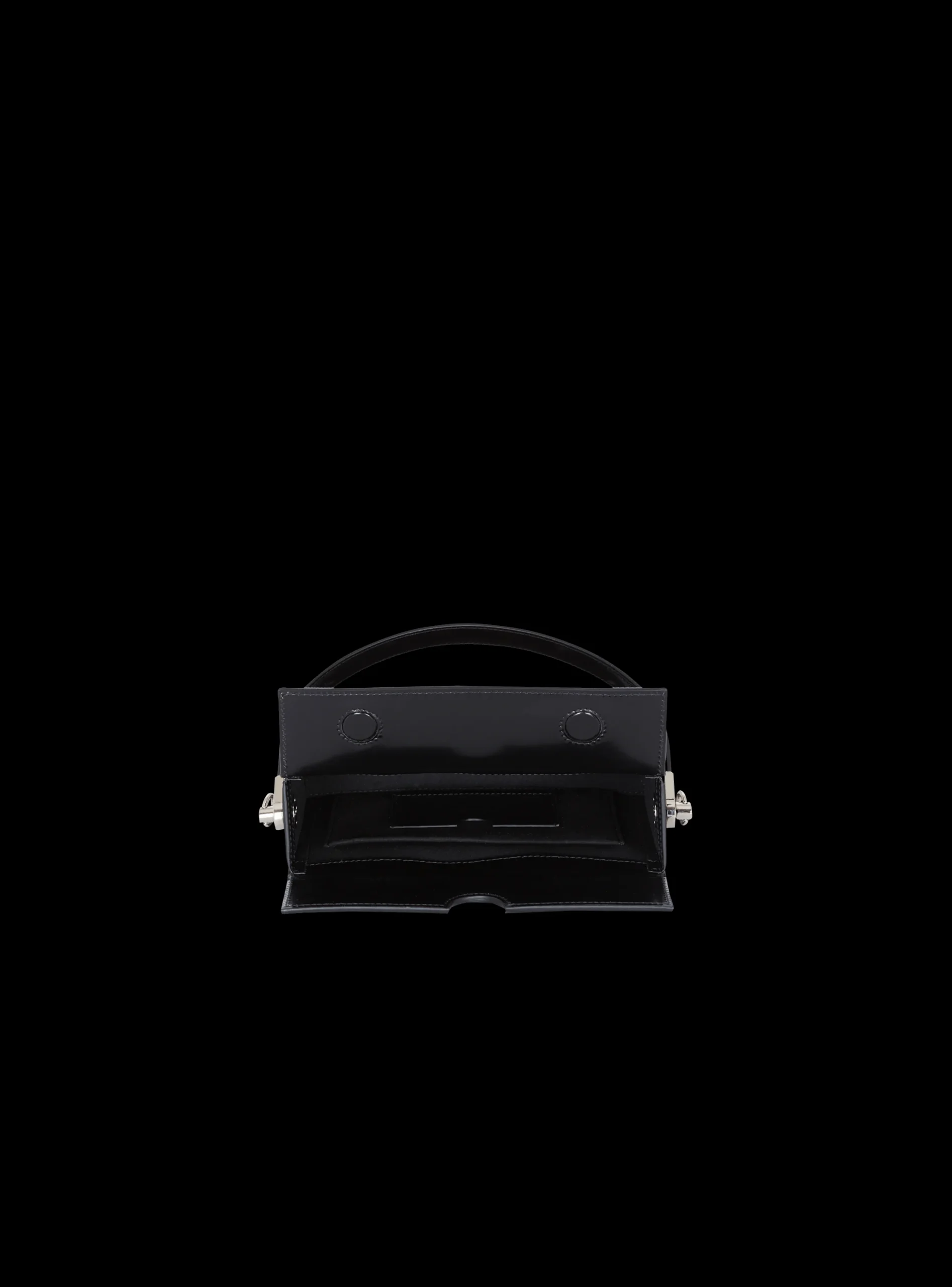 Women Balmain Radio Rubber-effect Leather Bag