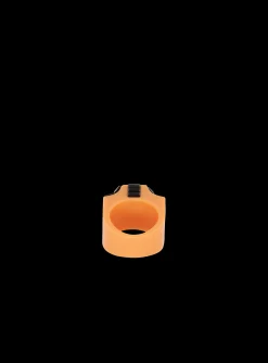 Women Balmain Resin And Rhinestone Ring