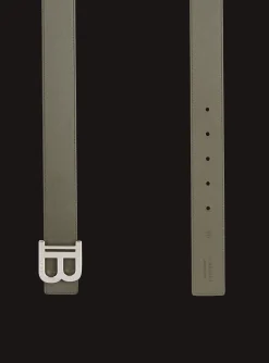 Balmain Reversible Leather B-Belt