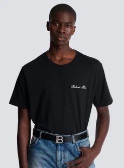 Balmain Reversible Leather B-Belt
