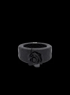 Women Balmain Rose And Grid Resin Cuff