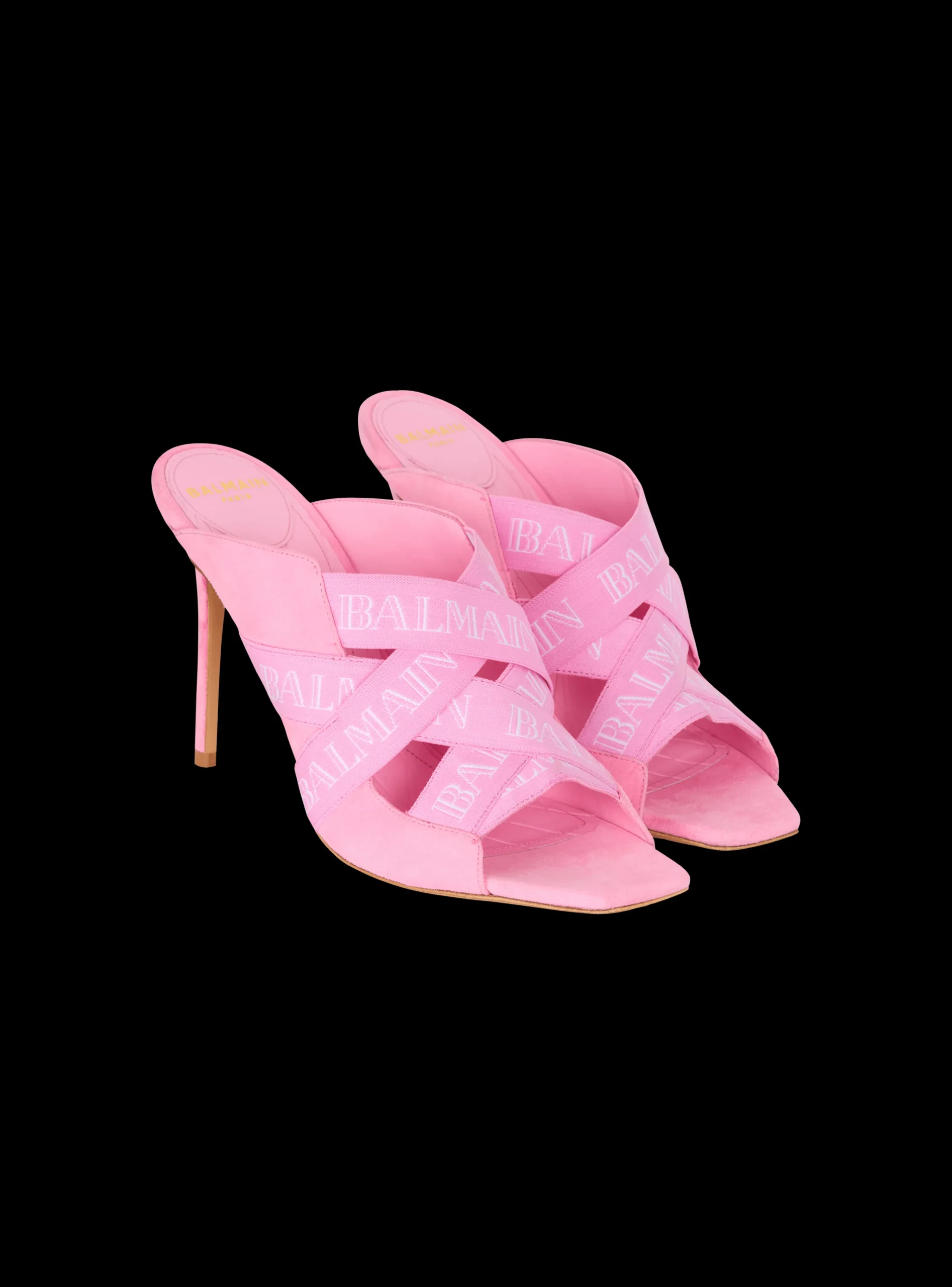 Women Balmain Ruby Mules With Vintage Straps