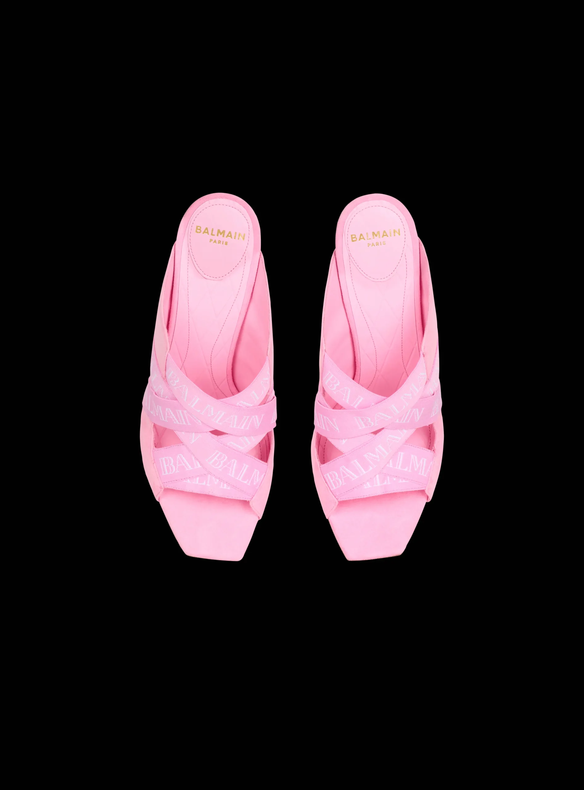 Women Balmain Ruby Mules With Vintage Straps