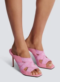 Women Balmain Ruby Mules With Vintage Straps