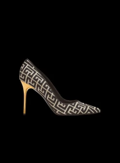 Women Balmain Ruby Stilettos With Jacquard Monogram