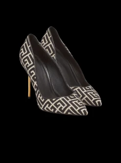 Women Balmain Ruby Stilettos With Jacquard Monogram