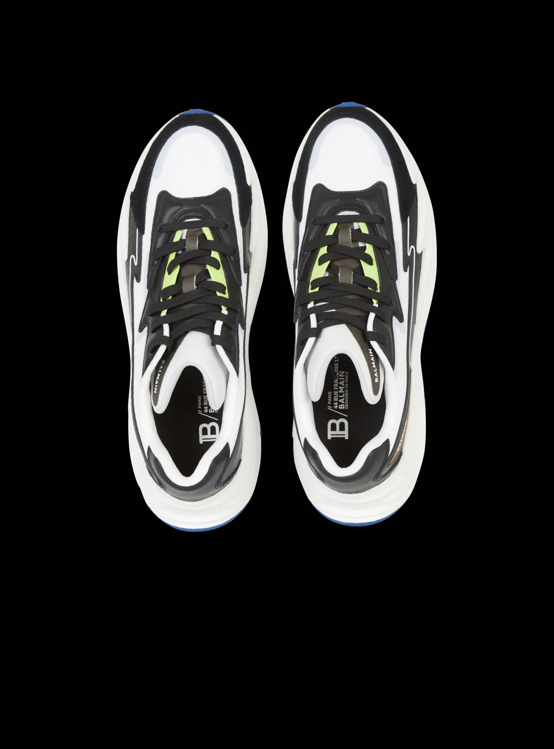 Balmain Run-Row Leather Trainers