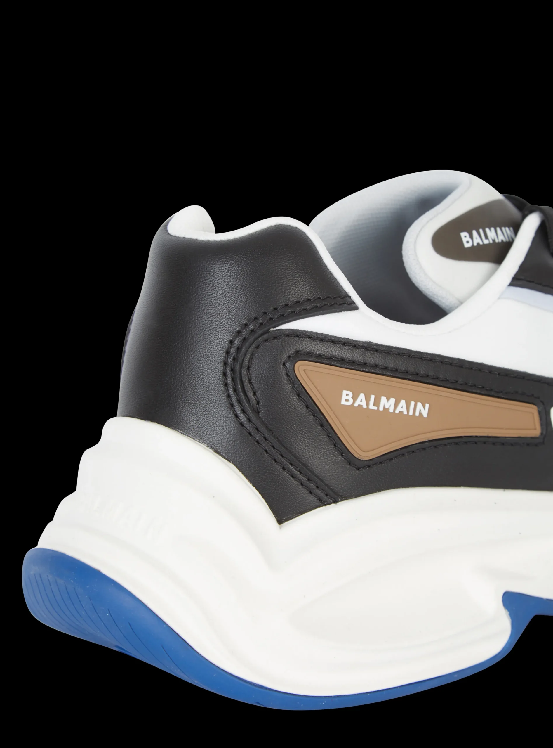 Balmain Run-Row Leather Trainers