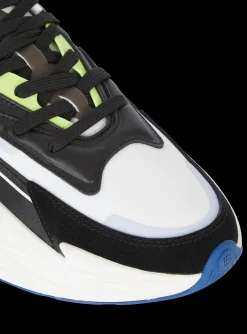 Balmain Run-Row Leather Trainers