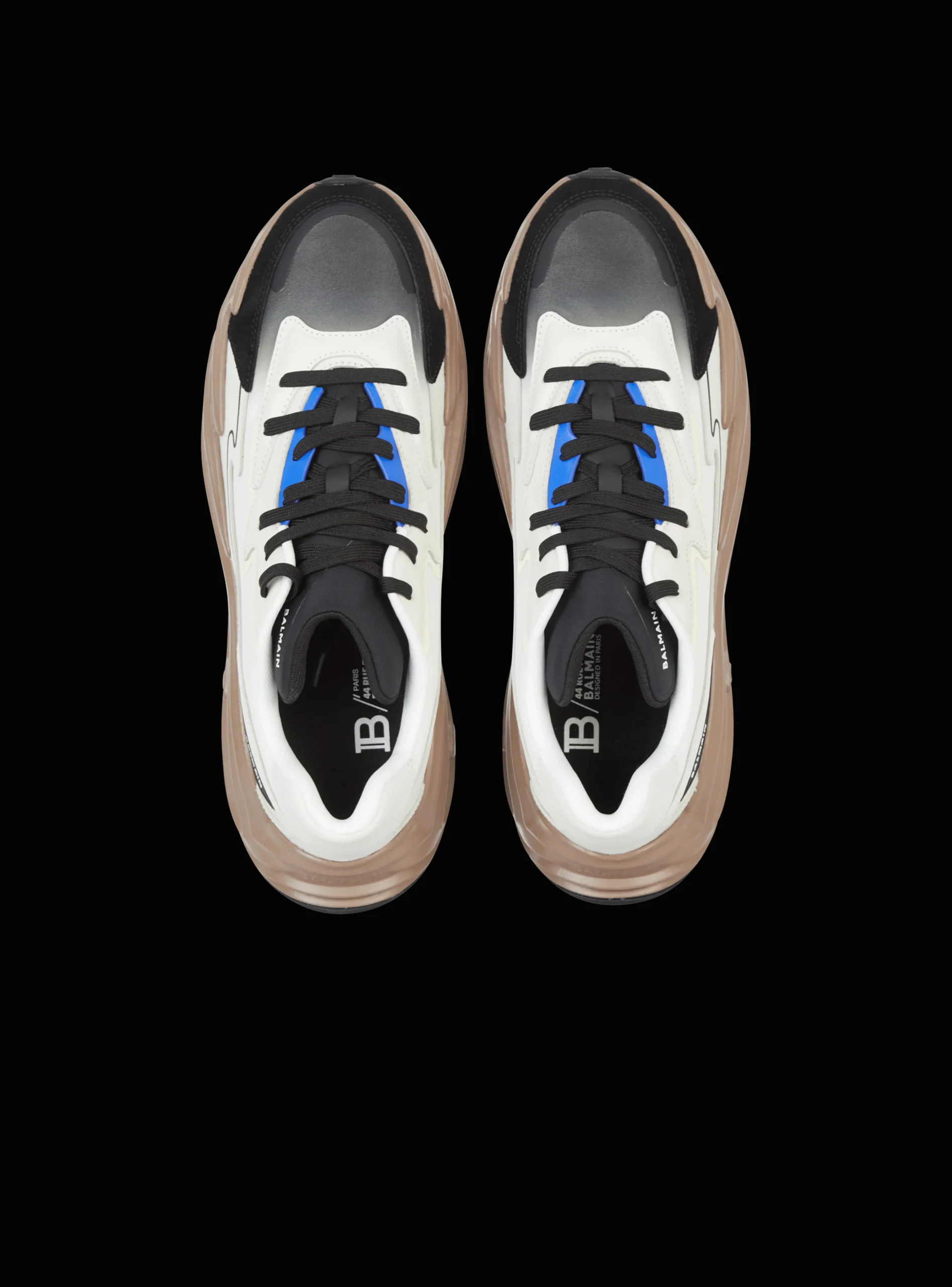 Balmain Run-Row Leather Trainers