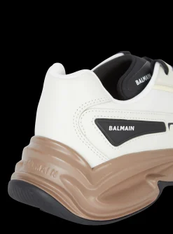 Balmain Run-Row Leather Trainers