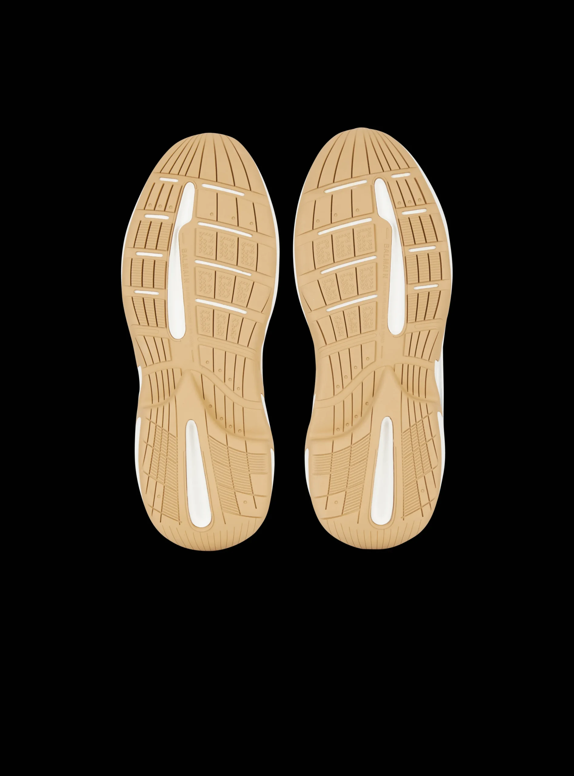 Women Balmain Run-Row Leather Trainers