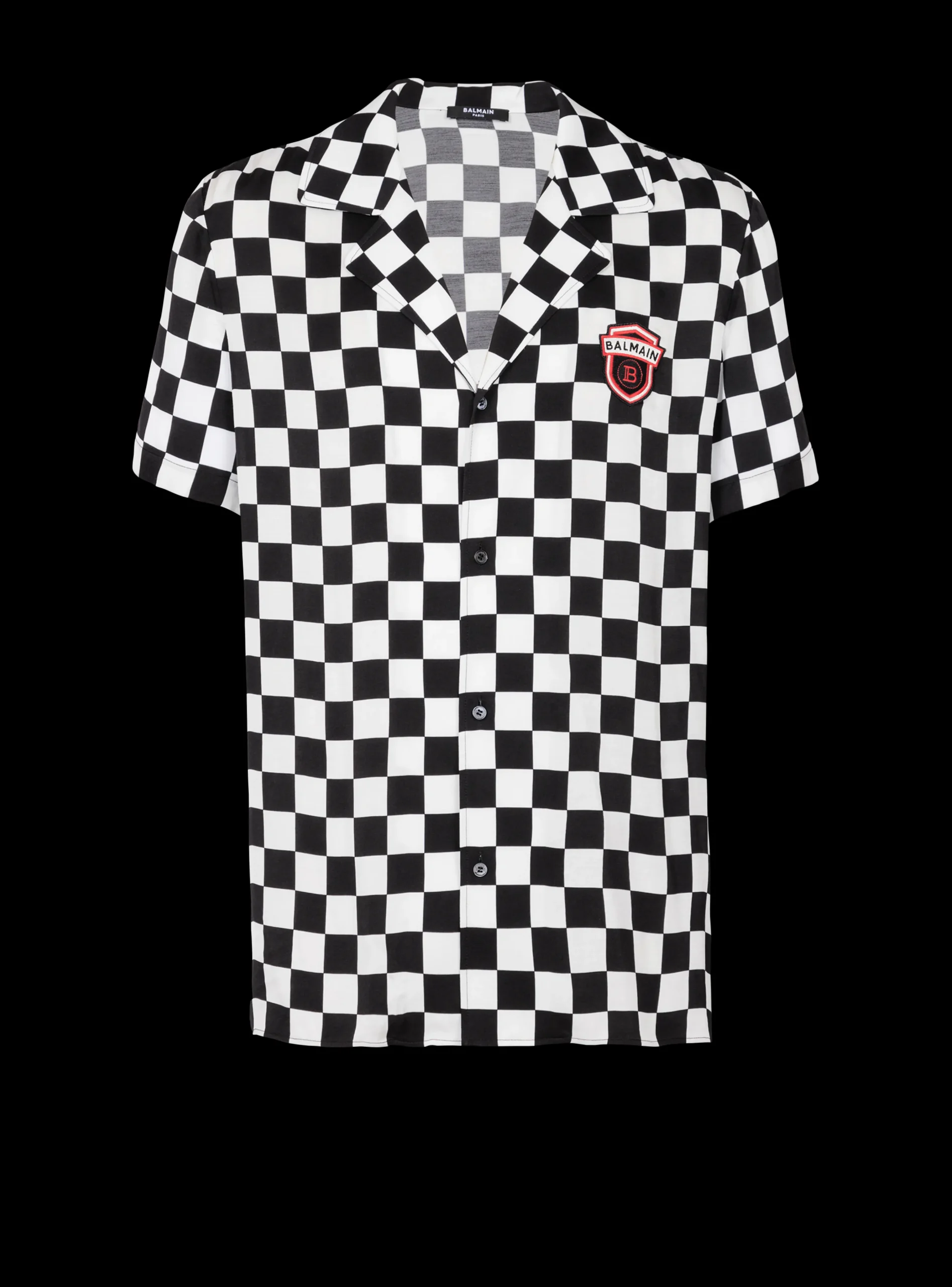 Balmain Satin Racing Pyjama Shirt