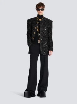 Women Balmain Sequinned Lurex Jacket
