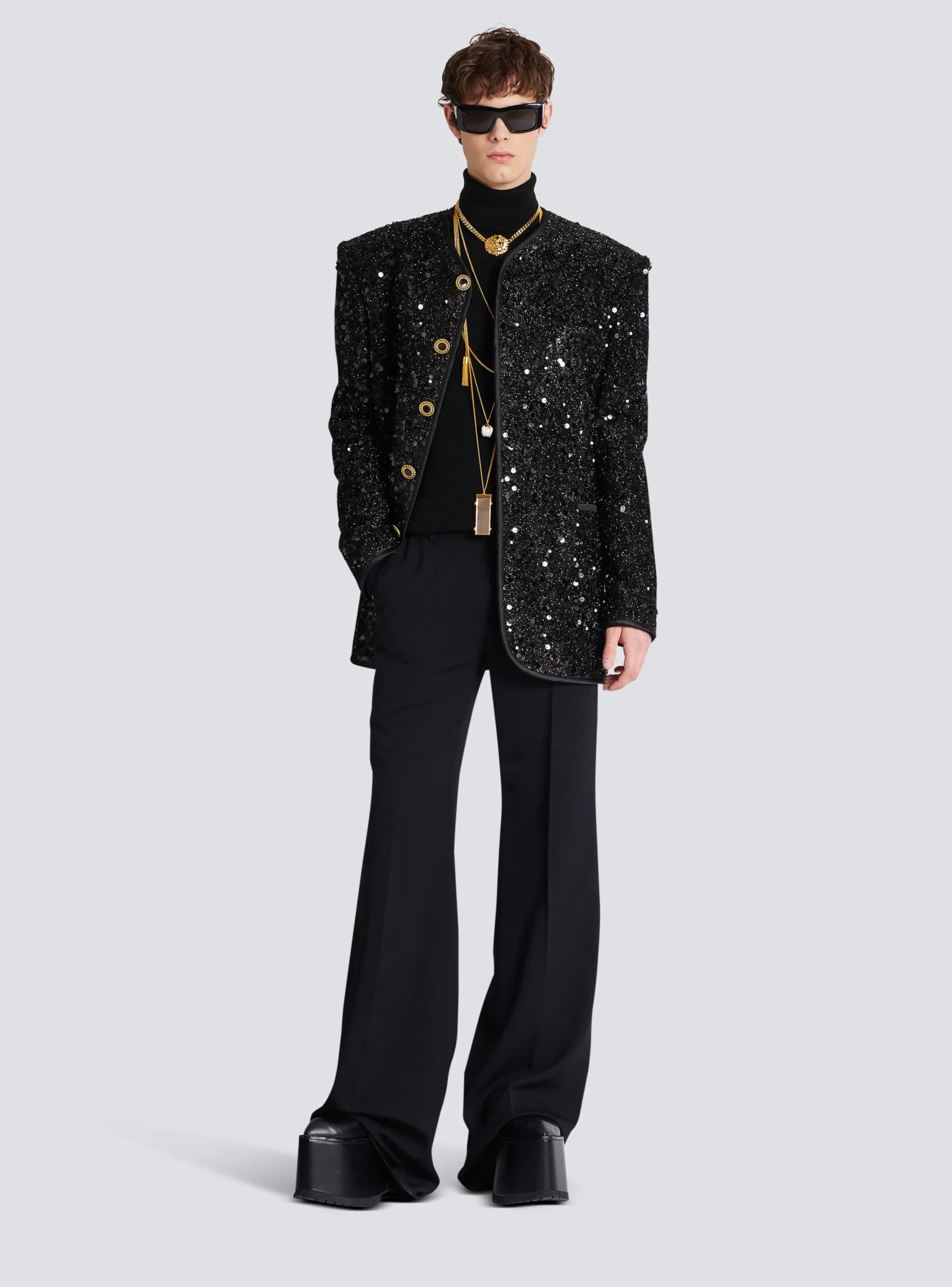 Women Balmain Sequinned Lurex Jacket