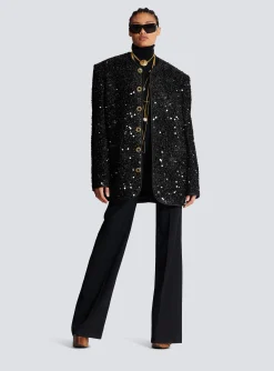 Women Balmain Sequinned Lurex Jacket
