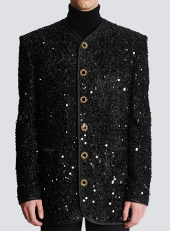 Women Balmain Sequinned Lurex Jacket