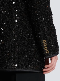 Women Balmain Sequinned Lurex Jacket