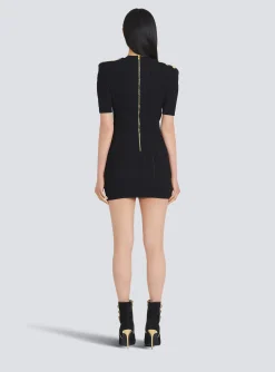 Women Balmain Short Eco-designed Knit Dress