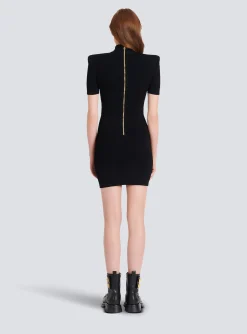 Women Balmain Short Knit Dress