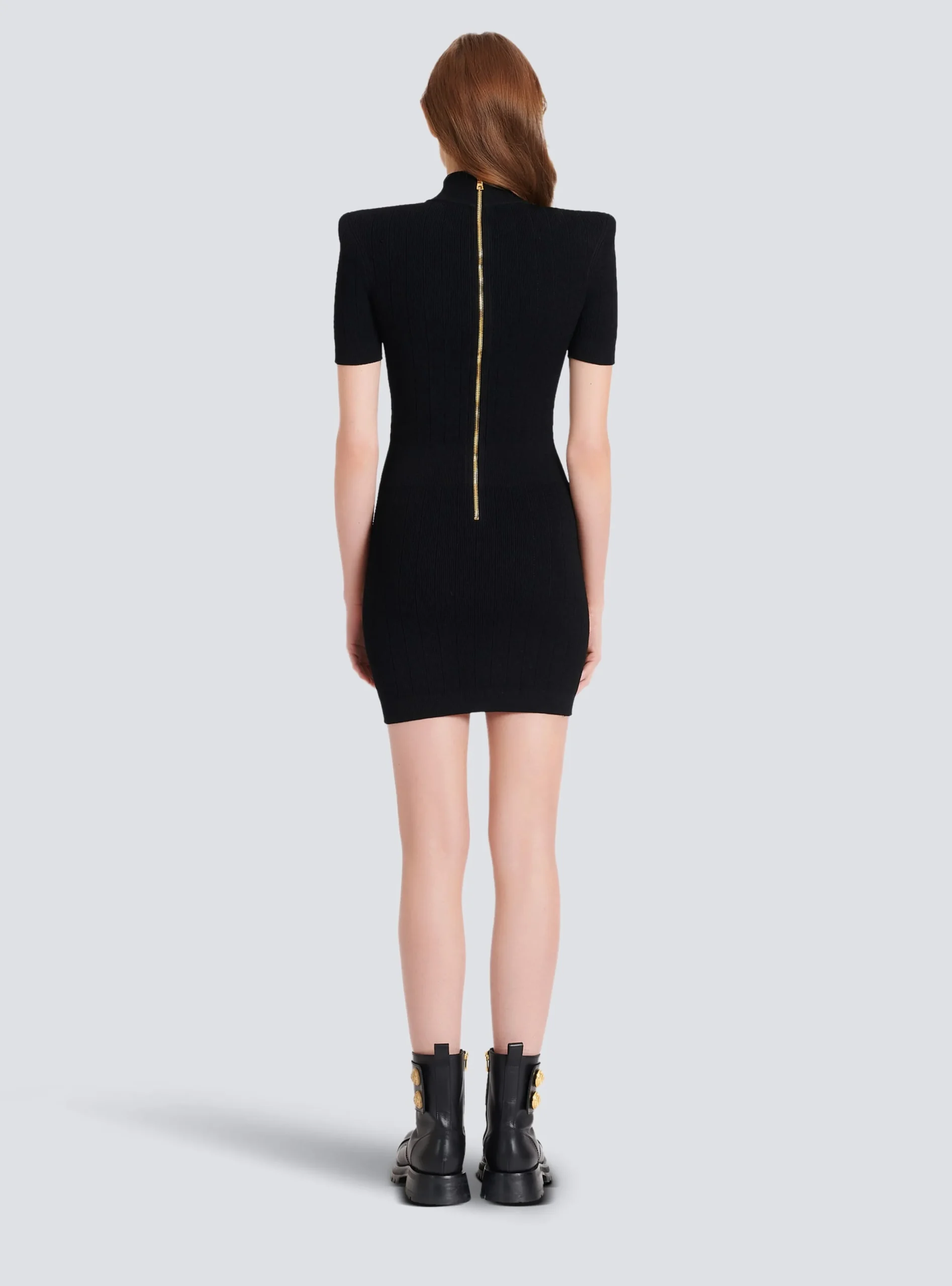 Women Balmain Short Knit Dress