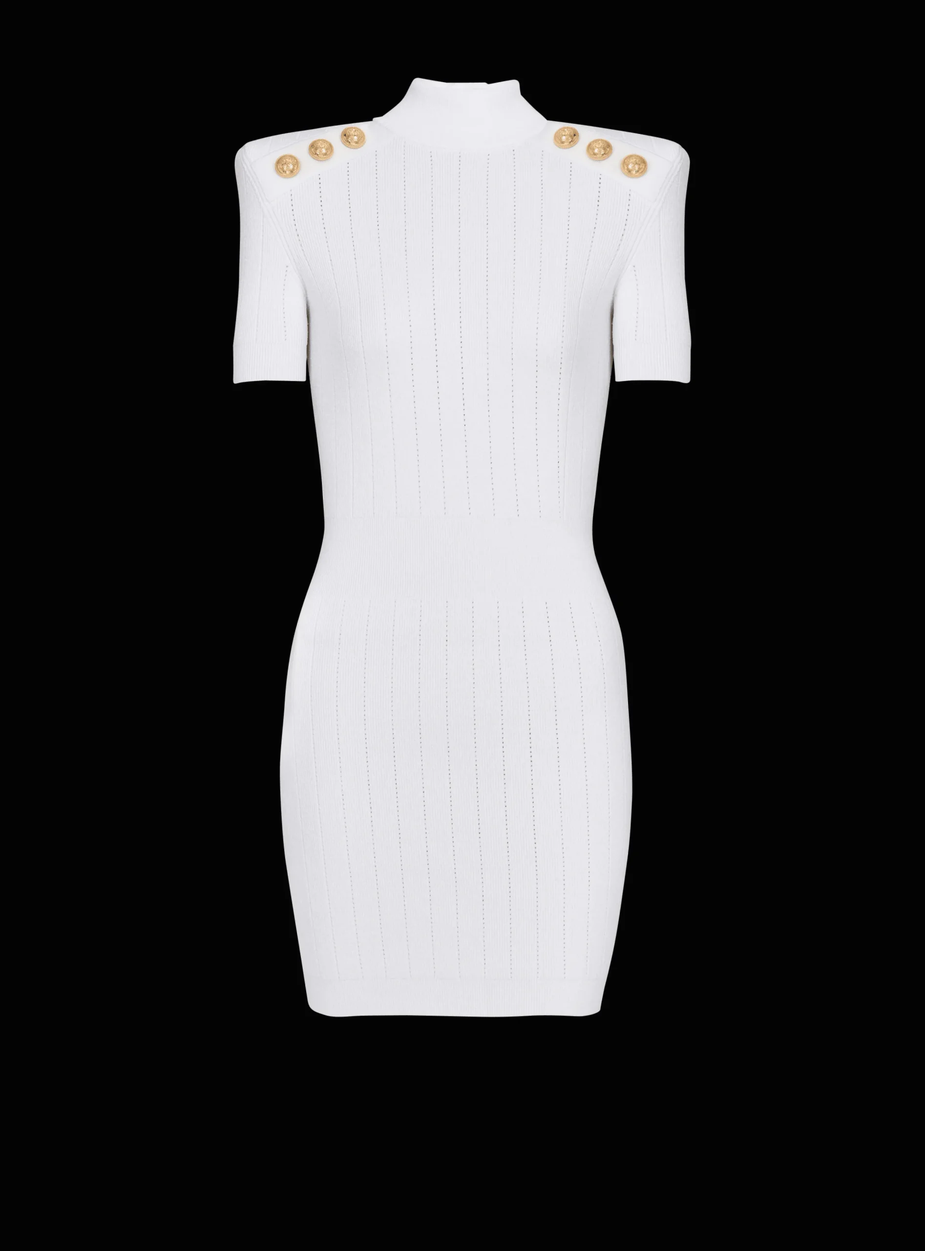 Women Balmain Short Knit Dress