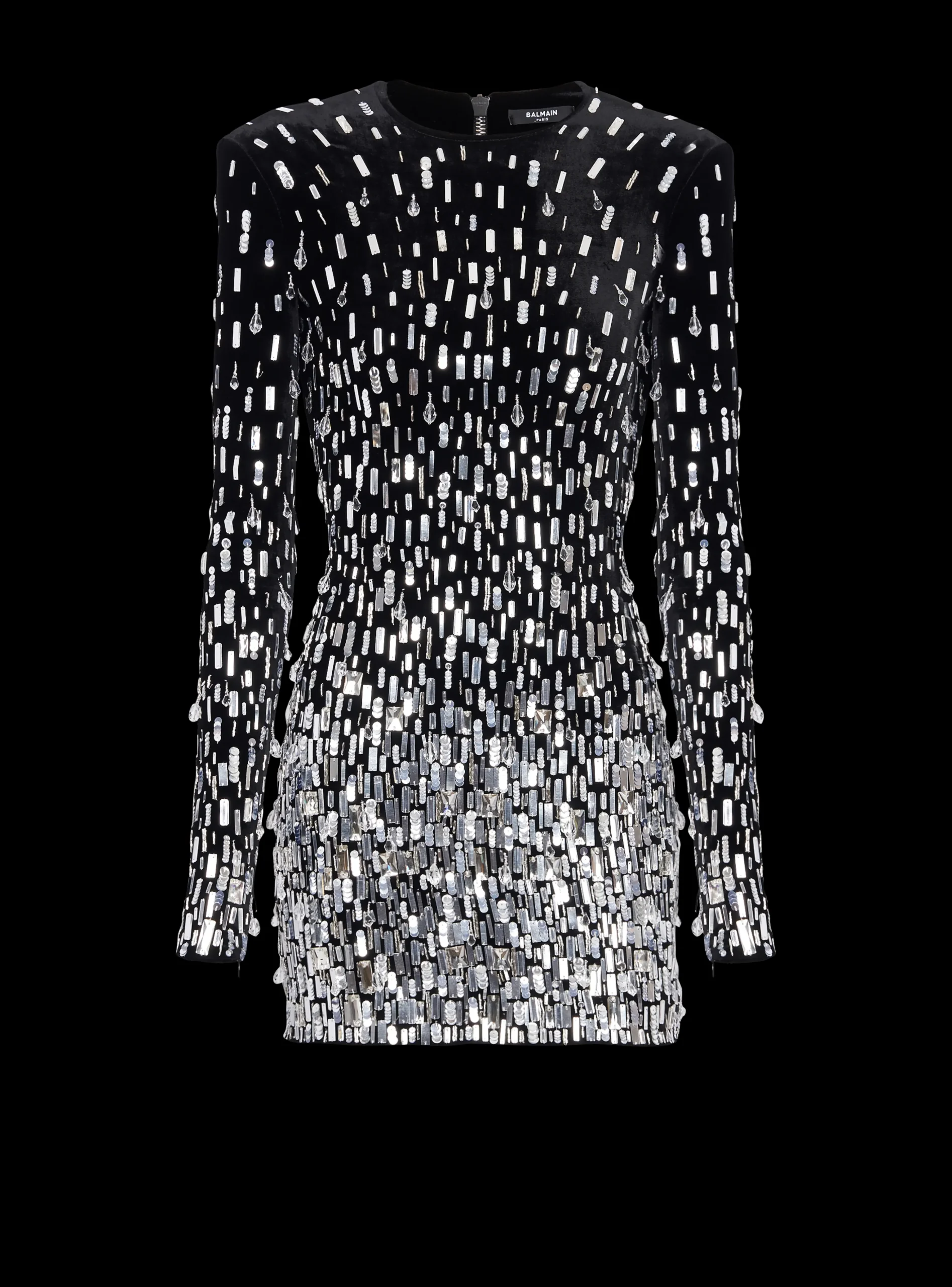 Women Balmain Short Sequin Dress