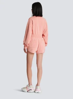 Women Balmain Shorts With Vintage Embroidery