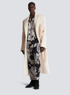 Balmain Silk Paisley Print Shirt