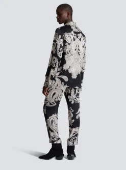 Balmain Silk Paisley Print Shirt