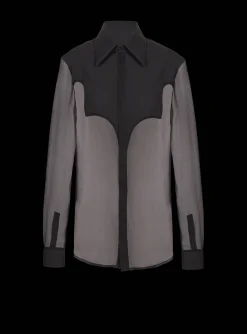 Women Balmain Silk Western Shirt