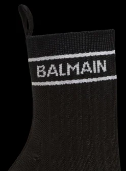 Women Balmain Skye Knit Ankle Boots