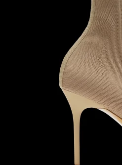 Women Balmain Skye Stretch Knit Ankle Boots