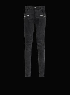 Balmain Slim Cut Cotton Jeans