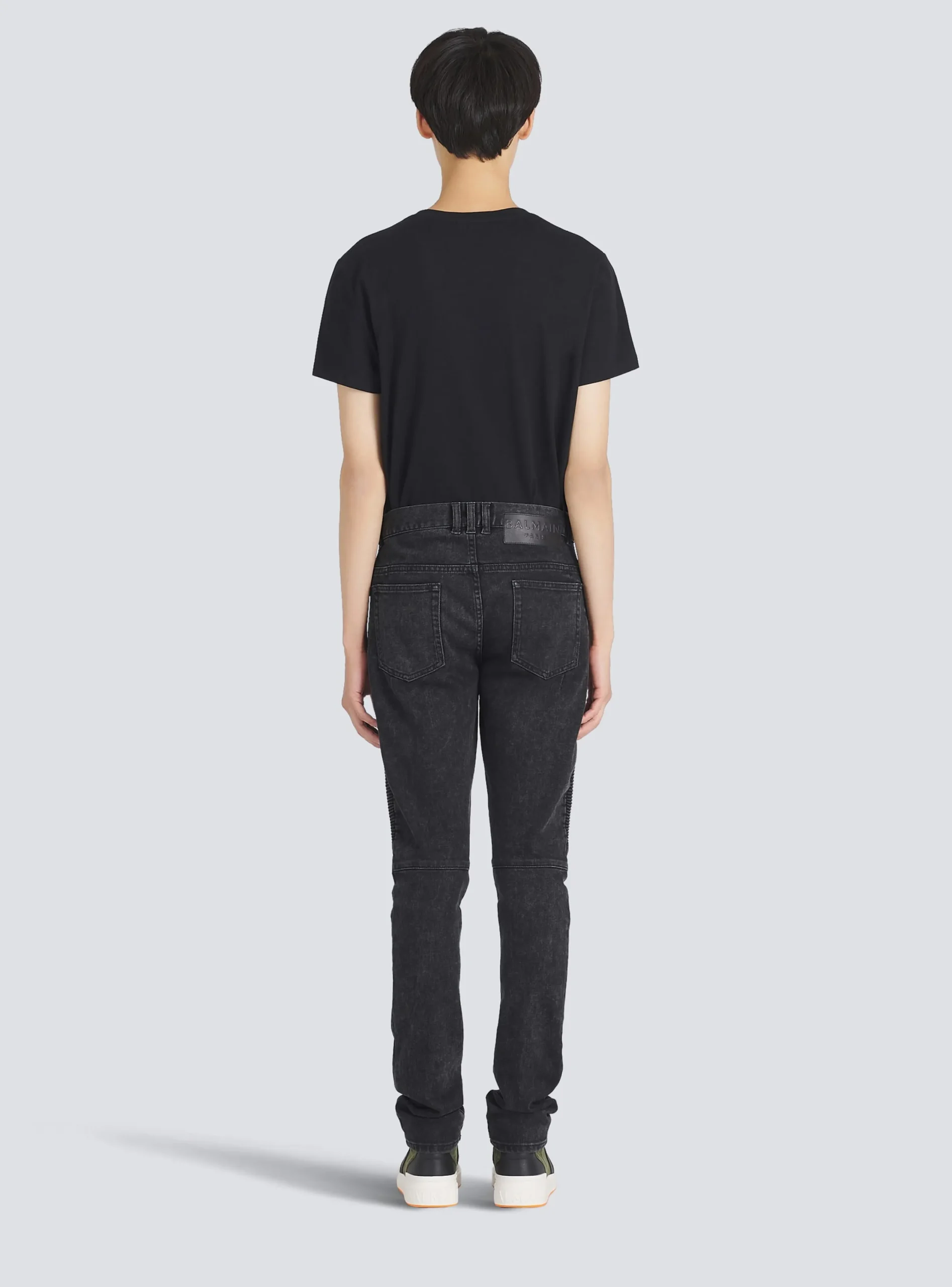 Balmain Slim Cut Cotton Jeans