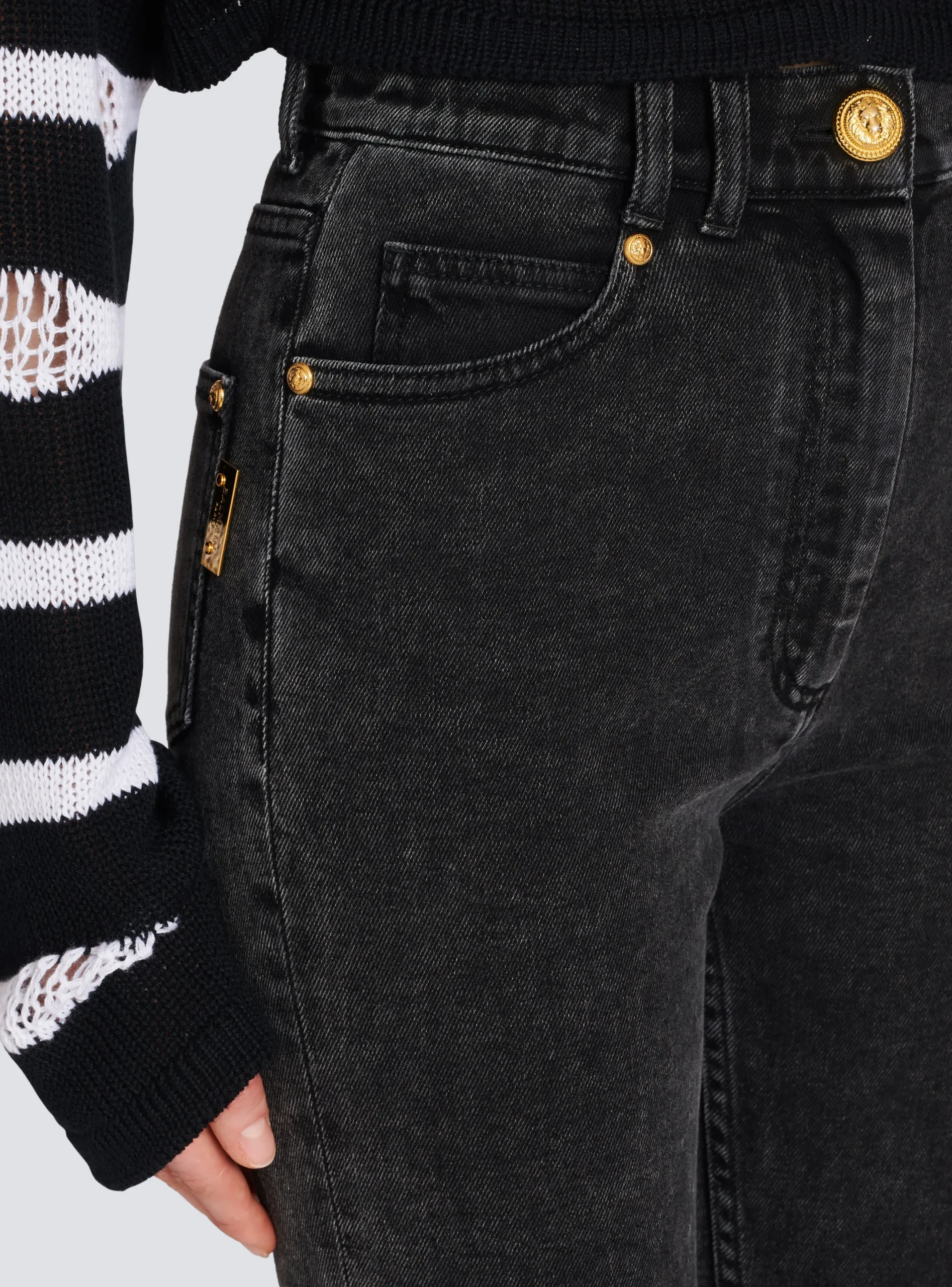 Women Balmain Slim Fit Jeans