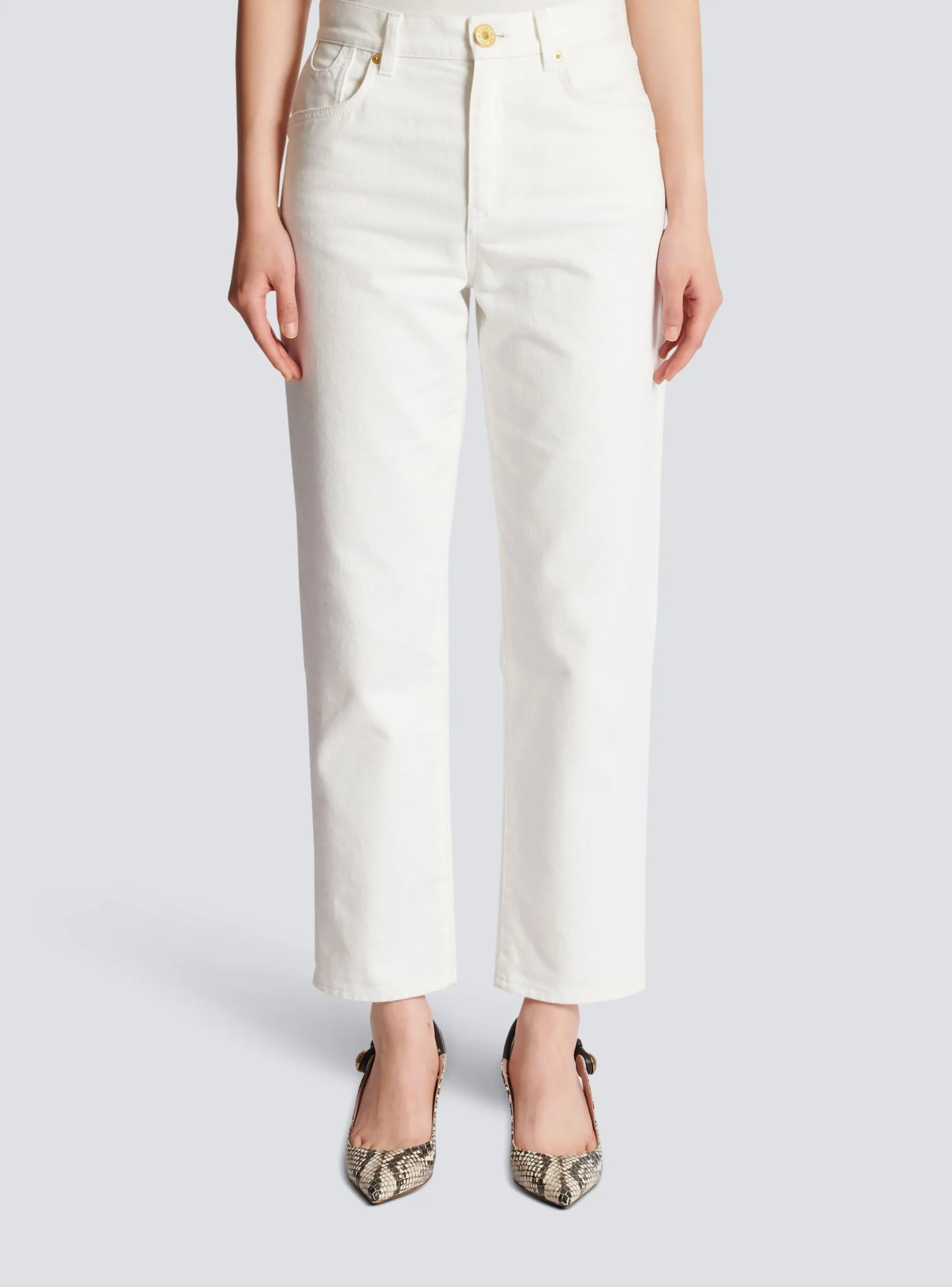 Women Balmain Slim Fit Jeans